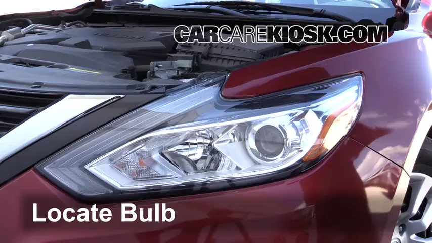 2017 Nissan Altima SL 2.5L 4 Cyl. Lights Highbeam (replace bulb)